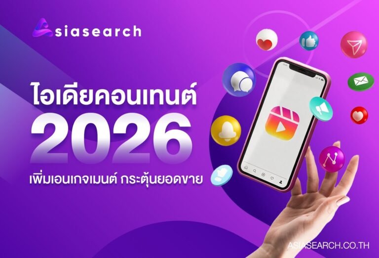 8 ไอเดียคอนเทนต์ 2026 เพิ่มเอนเกจเมนต์ กระตุ้นยอดขาย